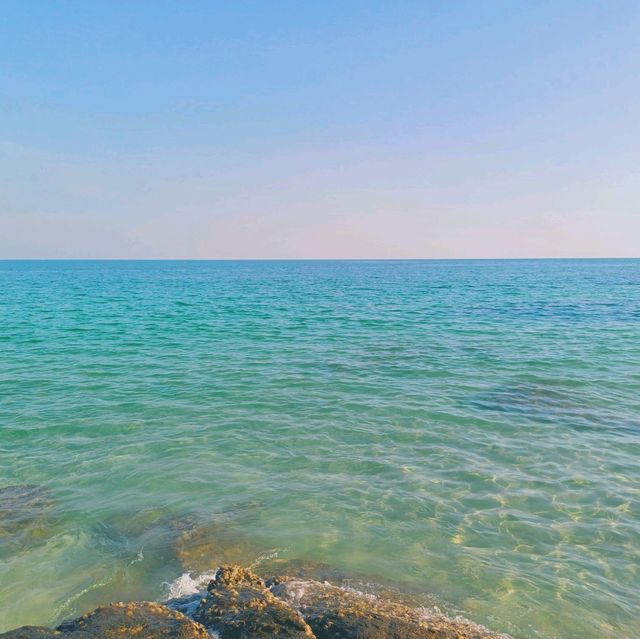 泰國沙美島絕美海灘景點:奧派海灘，適合打卡拍照📸游泳