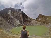 Hiking up to a volcano is alway an adventure!