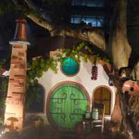 Cute Hobbit Cottages at Food Bayana