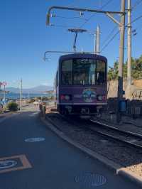 Enoden Train Ride & Train Watching at Kamakura Mae Station