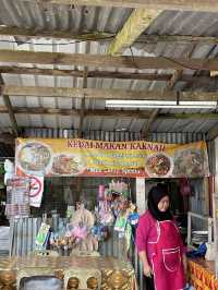 Traditional breakfast in Gunung Reng 