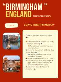 Birmingham itinerary-Nightlife Lovers