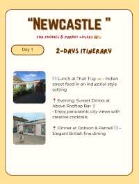 Newcastle itinerary 