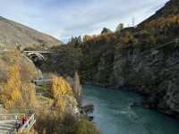 Awesome view from the Kawarau Suspension Bridge