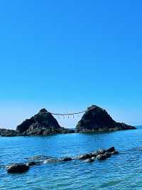 🌊【福岡隱藏版打卡景點】約會首選：夫妻岩鳥居❤️⛩️