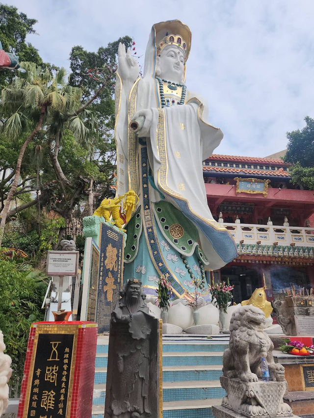 The Tin Hau and Kwun Yum Statues
