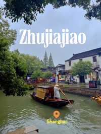 Zhujiajiao – เมืองน้ำโบราณที่สวยงาม แม้วันฝนตก