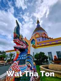 วัดท่าตอน จังหวัดเชียงใหม่ ตั้งอยู่บนเนินเขาสูง