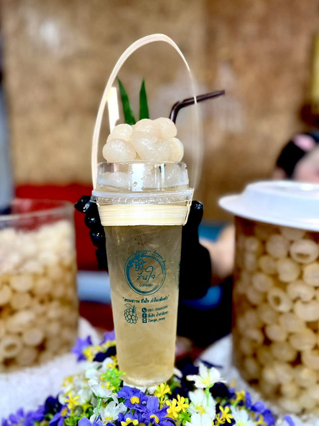 🌟น้ำลำไยสดสุดป๊อบ ท๊อปเนื้อลำไยล้นๆอร่อยต้องลอง