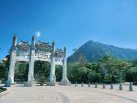 Serene views at Ngong Ping Piazza