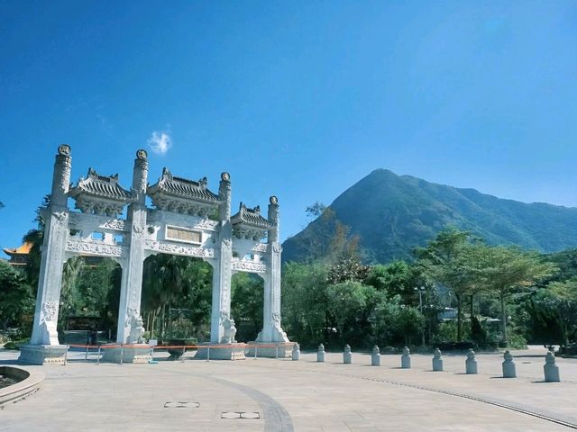 Serene views at Ngong Ping Piazza