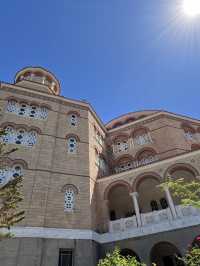 Greece island🇬🇷Aegina Church⛪️Historical landmark 