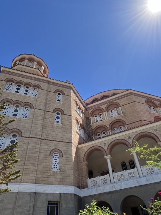 Greece island🇬🇷Aegina Church⛪️Historical landmark 