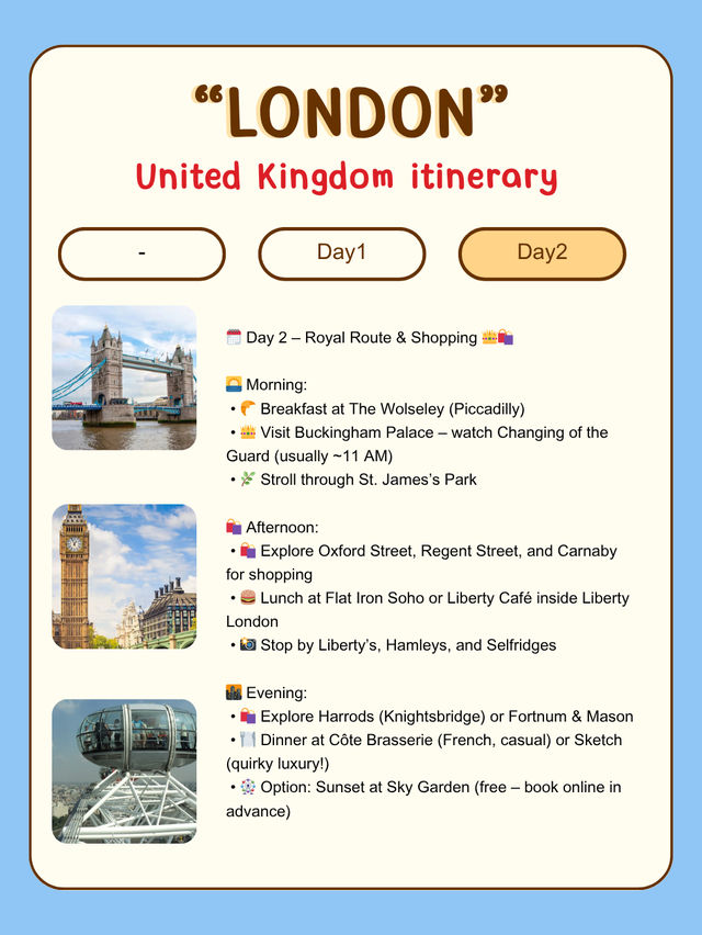 Let’s go to London! 🇬🇧