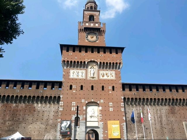 【イタリア】ミラノ　スフォルツェスコ城（スフォルツァ城）