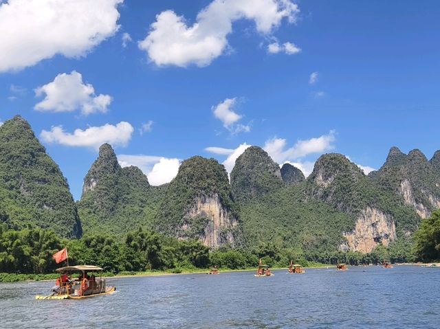 漓江朝板山碼頭