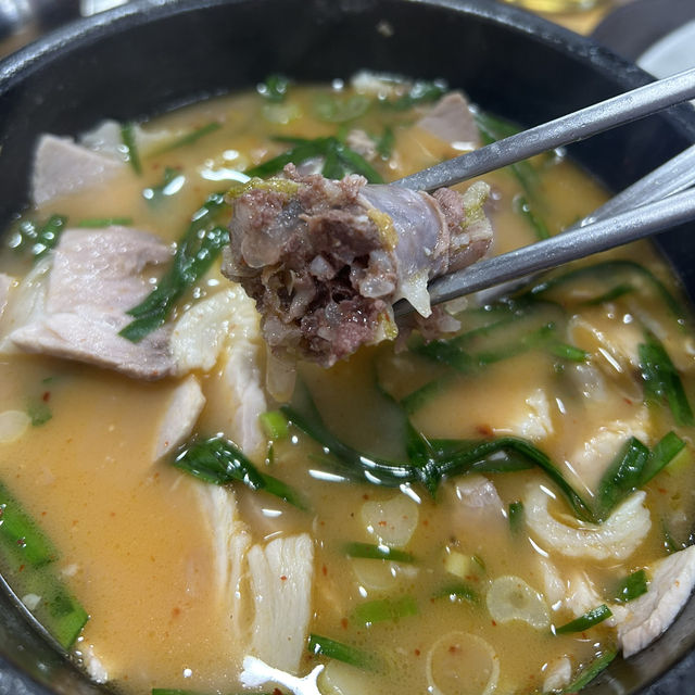 【釜山：南浦洞】24時間！テジクッパのお店🐷