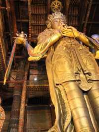 Migjid Janraisig Sum - Big Copper Statue