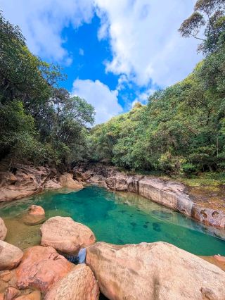 メーガーラヤ州のとある川。