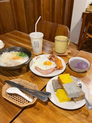 Baan Baan 🍳 朝食レストラン、チェンマイ 🍞🥣