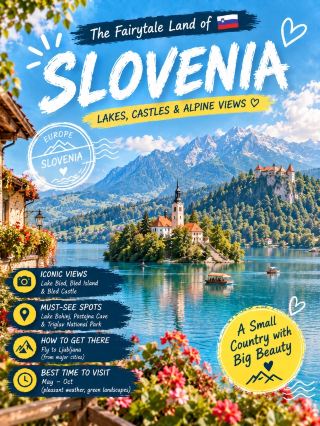 🇸🇮 Slovenia: A Fairytale Journey Through Lakes, Mountains & Hidden Gems ⛰️