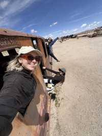 Visiting Train Cemetery in Uyuni 🇧🇴