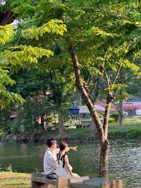 악어만한 도마뱀이 있는 방콕의 룸피니공원🦎🌳