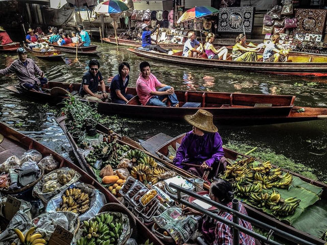 Damnoe floating market 🇹🇭 