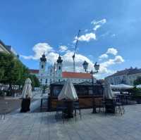 Győr, the city center is nice