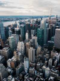 Overlooking New York.