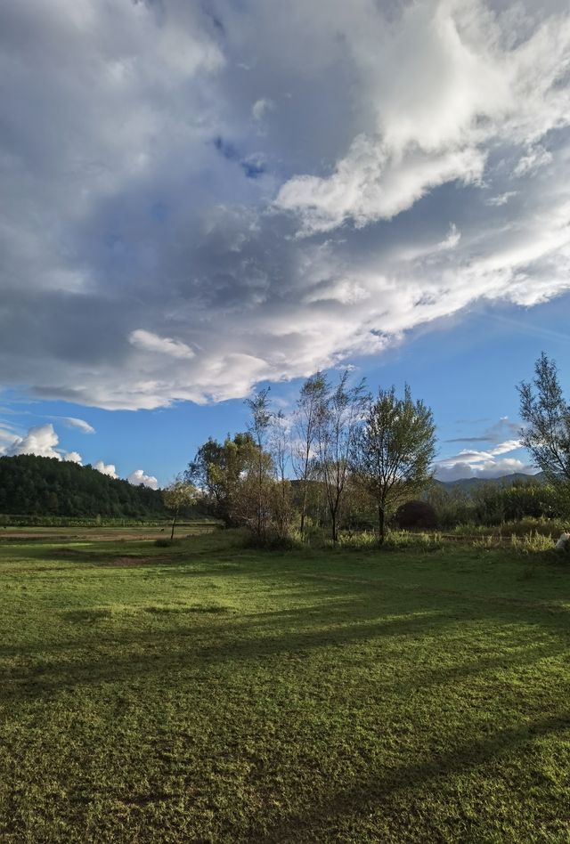 沙溪古鎮周邊/彩虹之下的石龍村，露營好去處