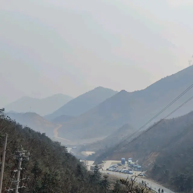 View of YunBingShan on New year 2024