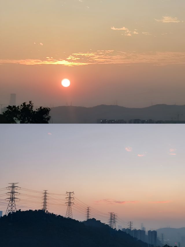 聽說深圳有個小長城山頂絕美