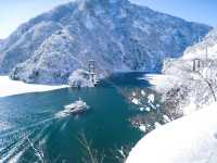 富山冬季熱門觀光路線-莊川遊覽船