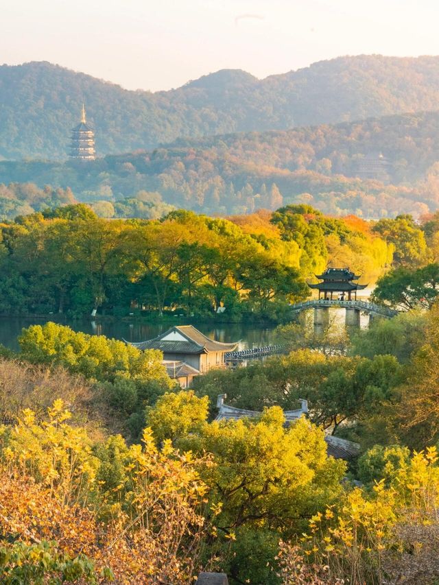 西湖美景圖畫，別錯過這場浪漫