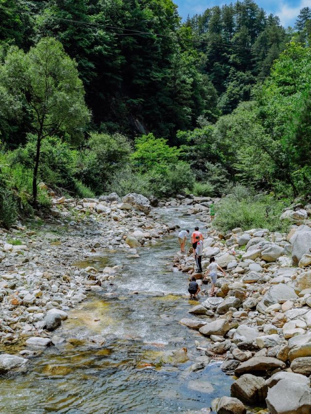 西安近郊20°清涼夏天秘境｜人少景美，避暑勝地