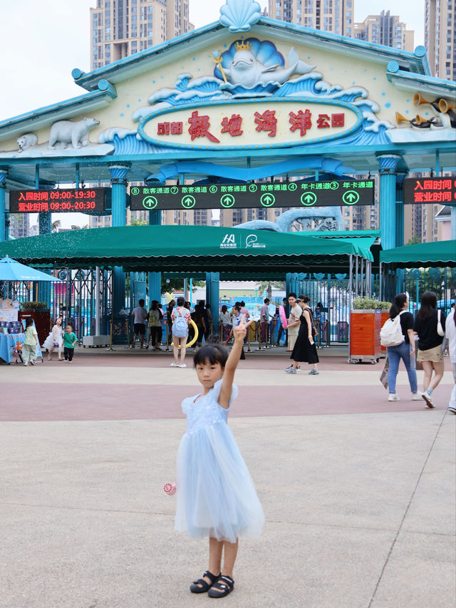 成都遛娃好去處地鐵直達的夢幻海洋公園