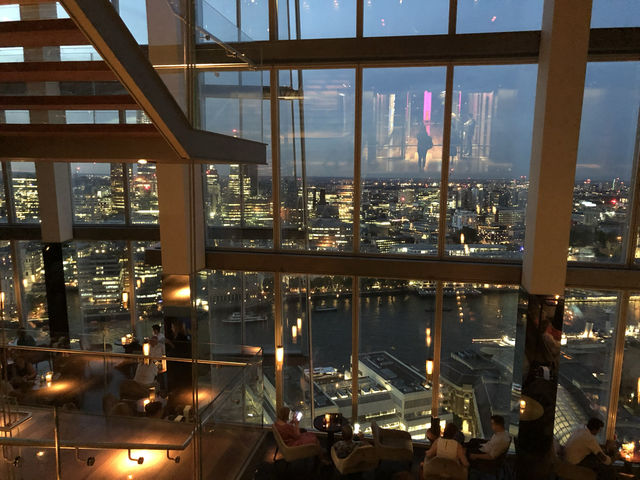 去 Aqua Shard，欣賞倫敦夜景