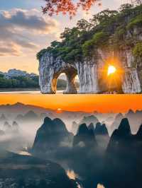桂林日落 | 與山水間的夢幻晚霞相遇