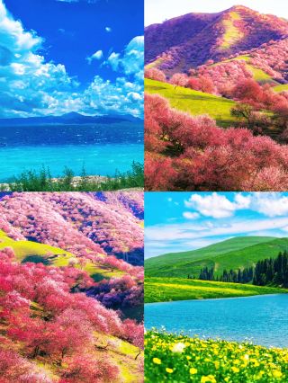 Life advice: You must visit Xinjiang once in the summer because it's so beautiful!
