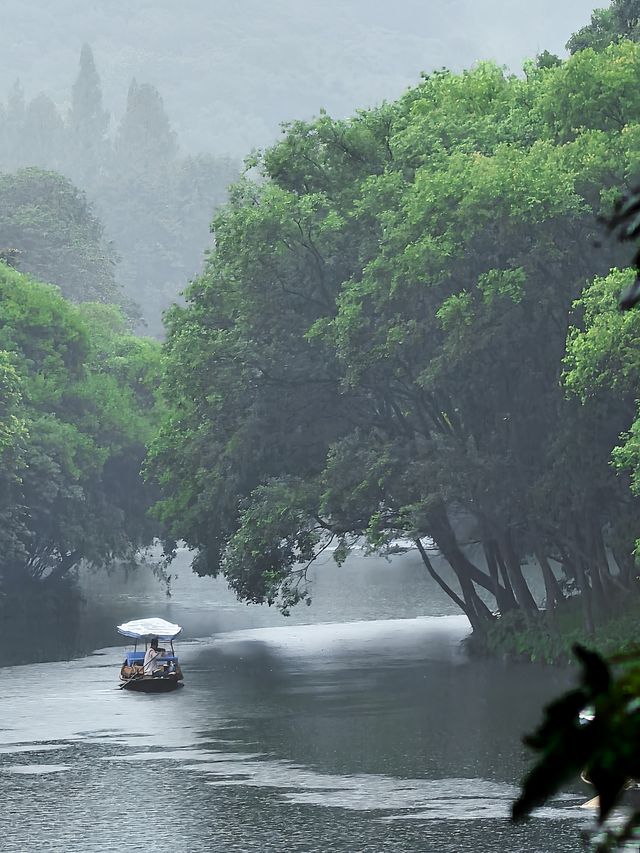 這三個小眾秘境才是真西湖雨中水墨