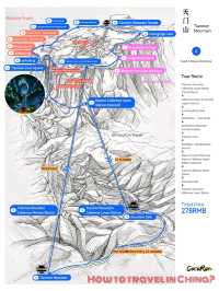 The Most Detailed Map Guide to Zhangjiajie (Part 2)