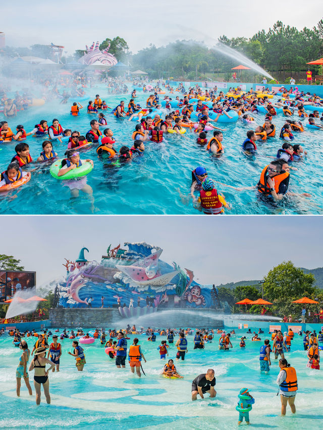 美林湖歡樂水世界，夏天消暑玩水嘅頂流