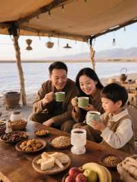 親子探秘！烏素特水上雅丹奇幻之旅