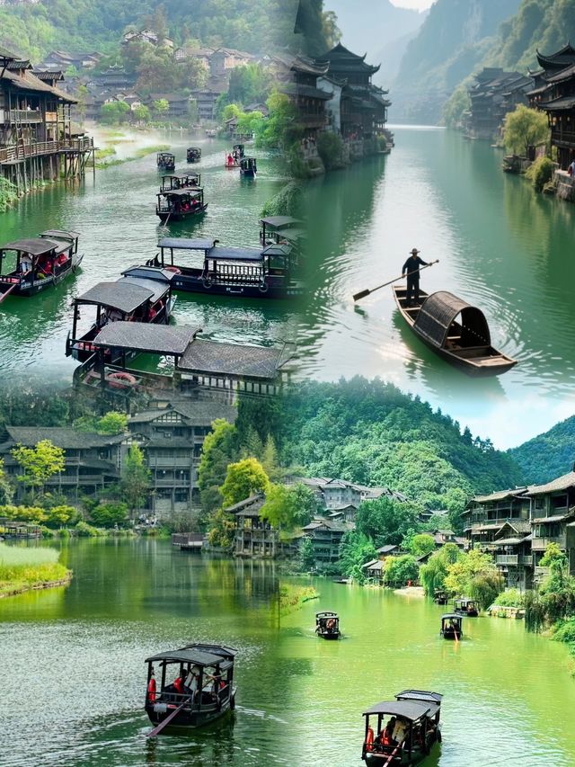 朋友們都以為我去了江南，貴州烏江寨美到我不想回家