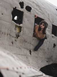 冰島飛機殘骸|陰雨天秒出末世大片