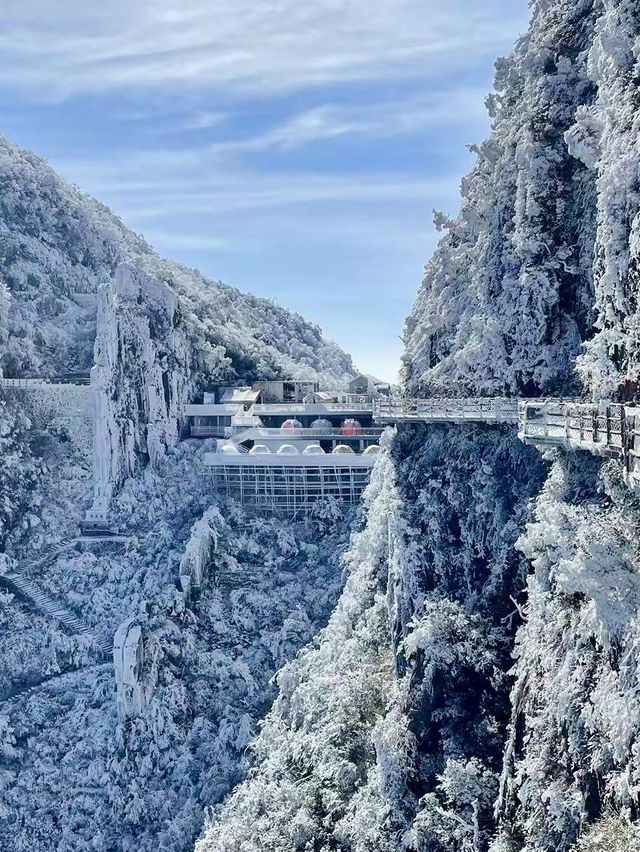 廣東雪景平替1.5h直達莽山絕美霧淞秘境