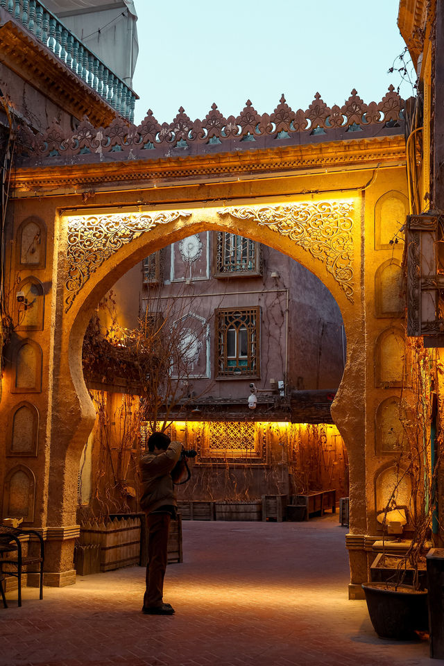 喀什夜景丨冬日的溫暖柔光 喀什夜景丨冬日的溫暖柔光