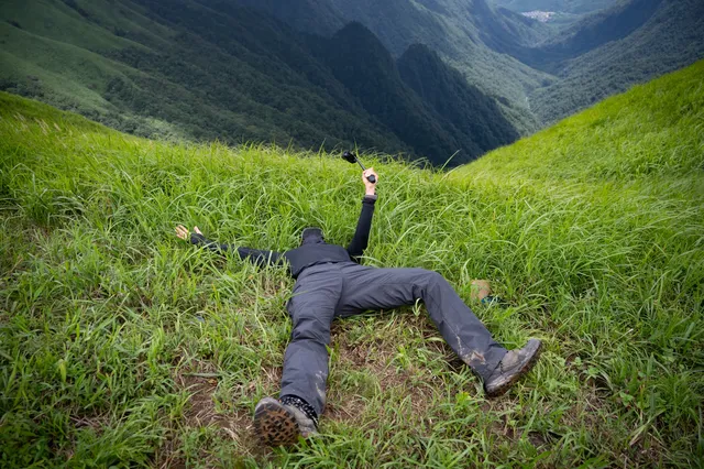 你問我什麼是自由?是七月底的武功山 你問我什麼是自由?是七月底的武功山