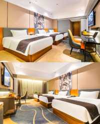 紅白對比床房太出片了